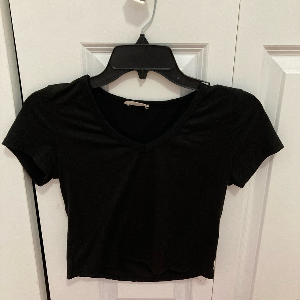 Black Crop Top